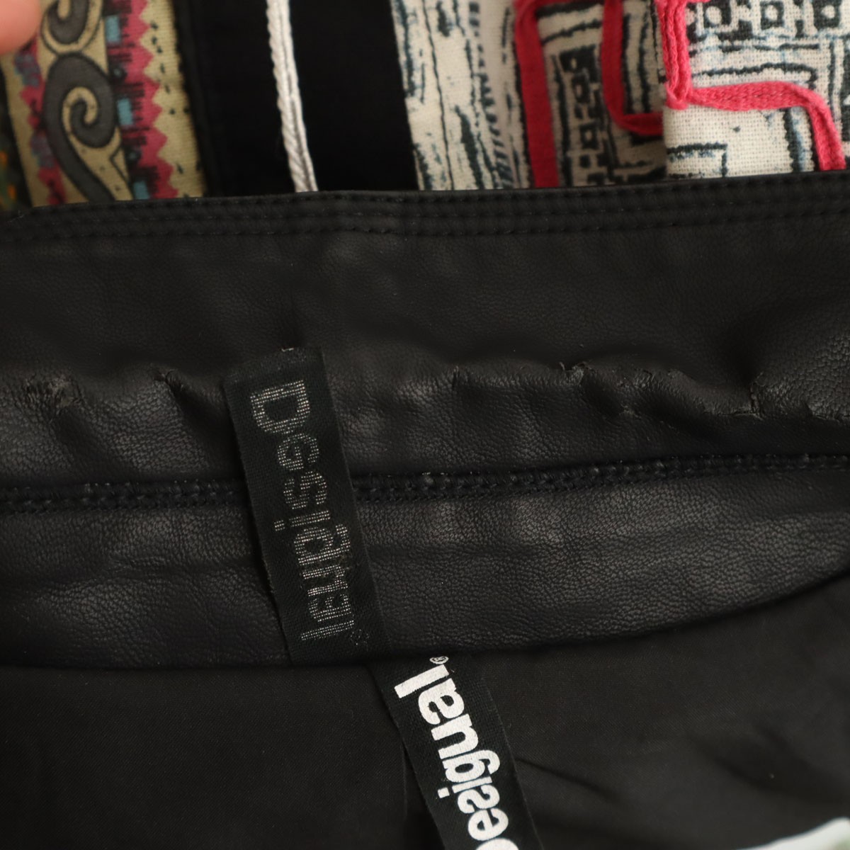 Desigual Ethnic Pattern Double riders jacket 40 Multi Women