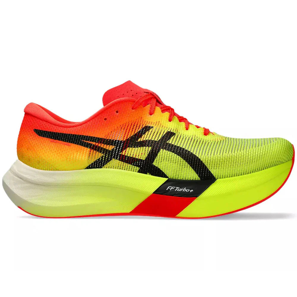 Men’s Asics Metaspeed Sky Paris, Safety Yellow/Black, 12 D Medium US