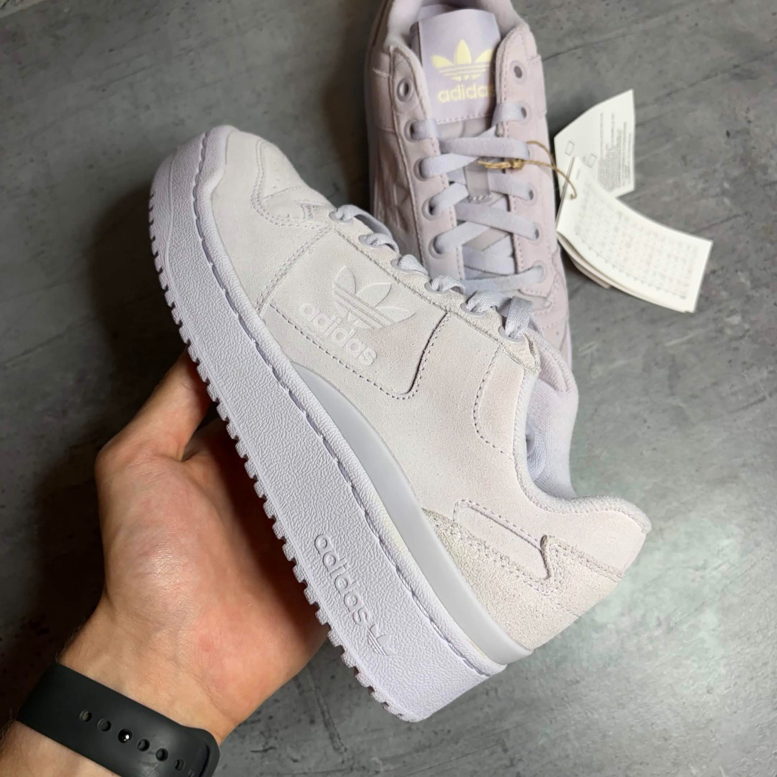 adidas Forum Bold W Suede Light Purple Lilac GZ2613 Women Size US 6 / UK 4.5 /37