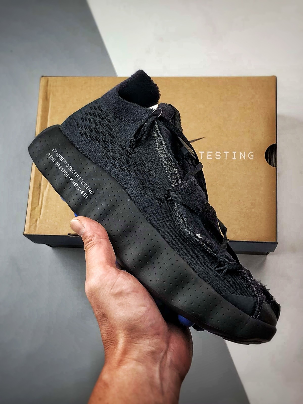 IQ8504-002 Fragment Nk Mind 002 Flyknit Black Men’s Size 4-13