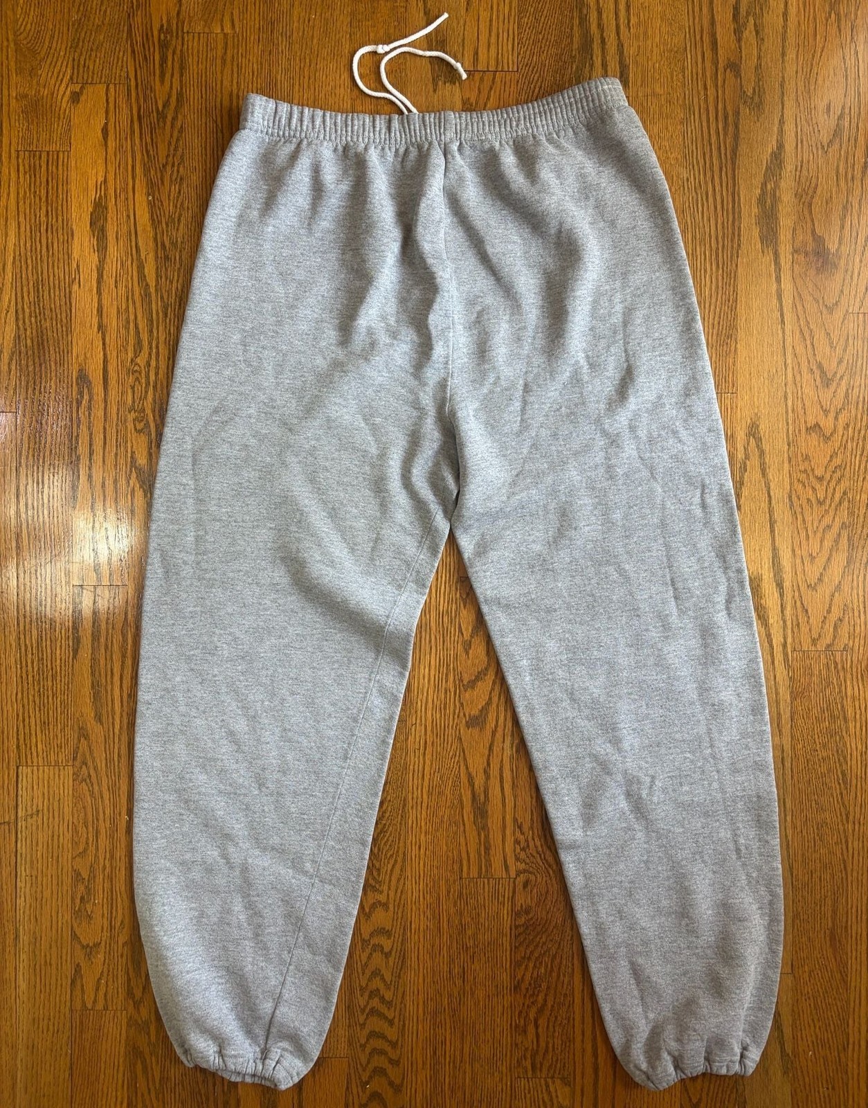 Baggy Jerzees NuBlend Vintage Grey Sweatpants with Elastic Cuffs