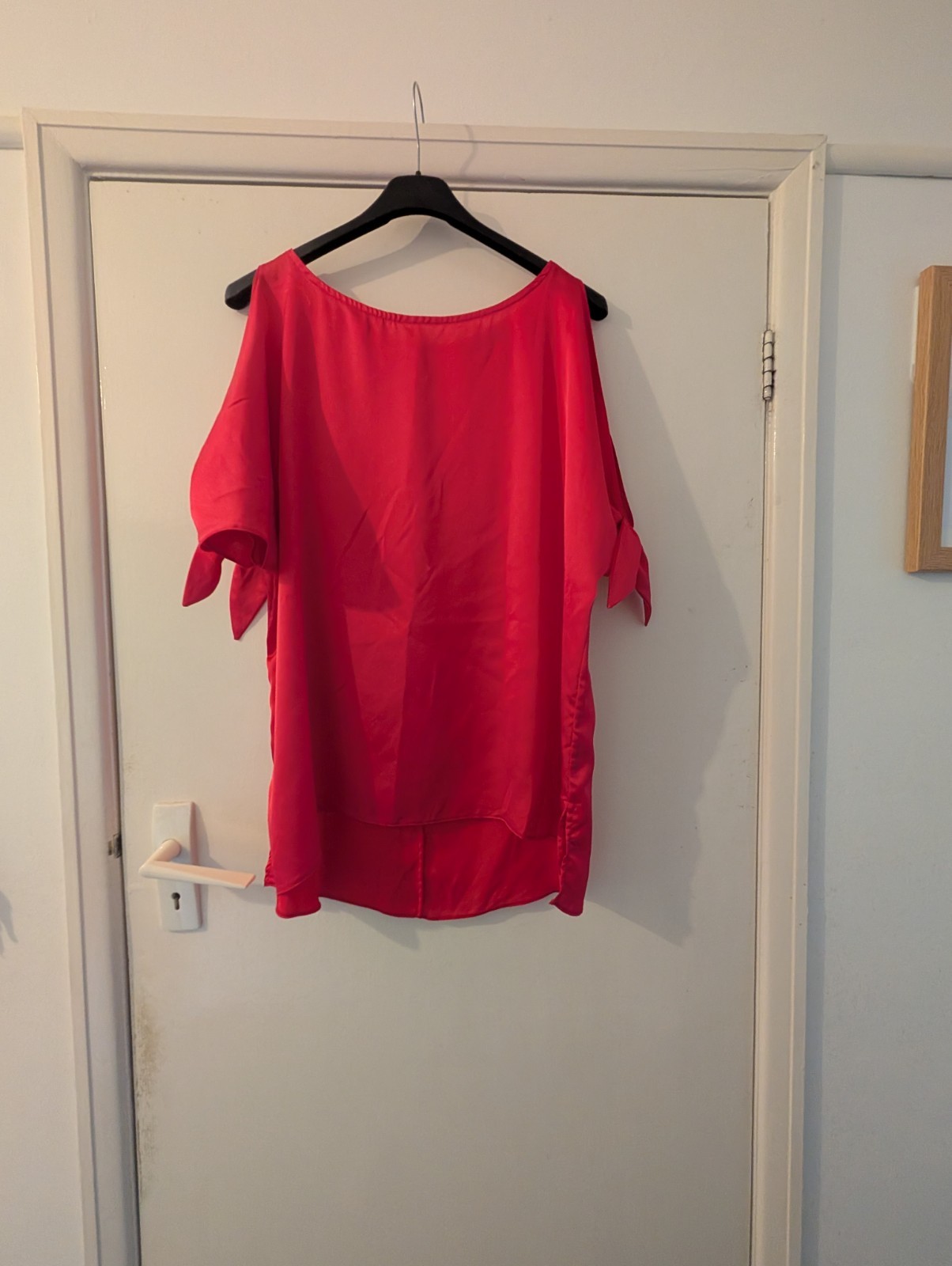 Fushia Pink Cold Shoulder Top Dorothy Perkins Size 12 Holiday Wedding Cruise
