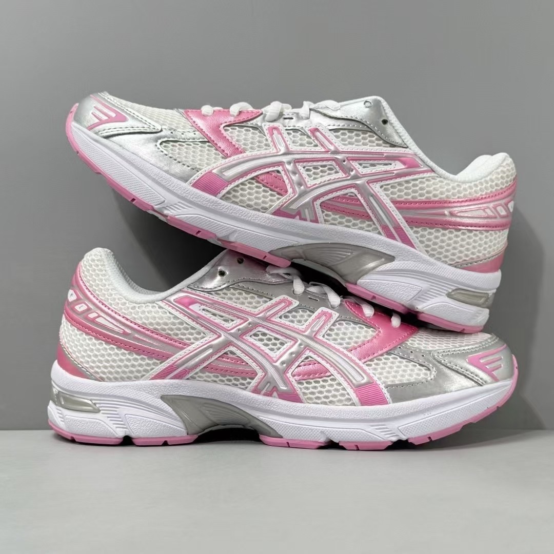 ASICS Women’s Gel 1130’White Silver Pink ‘1202A507-100 Women’s Size