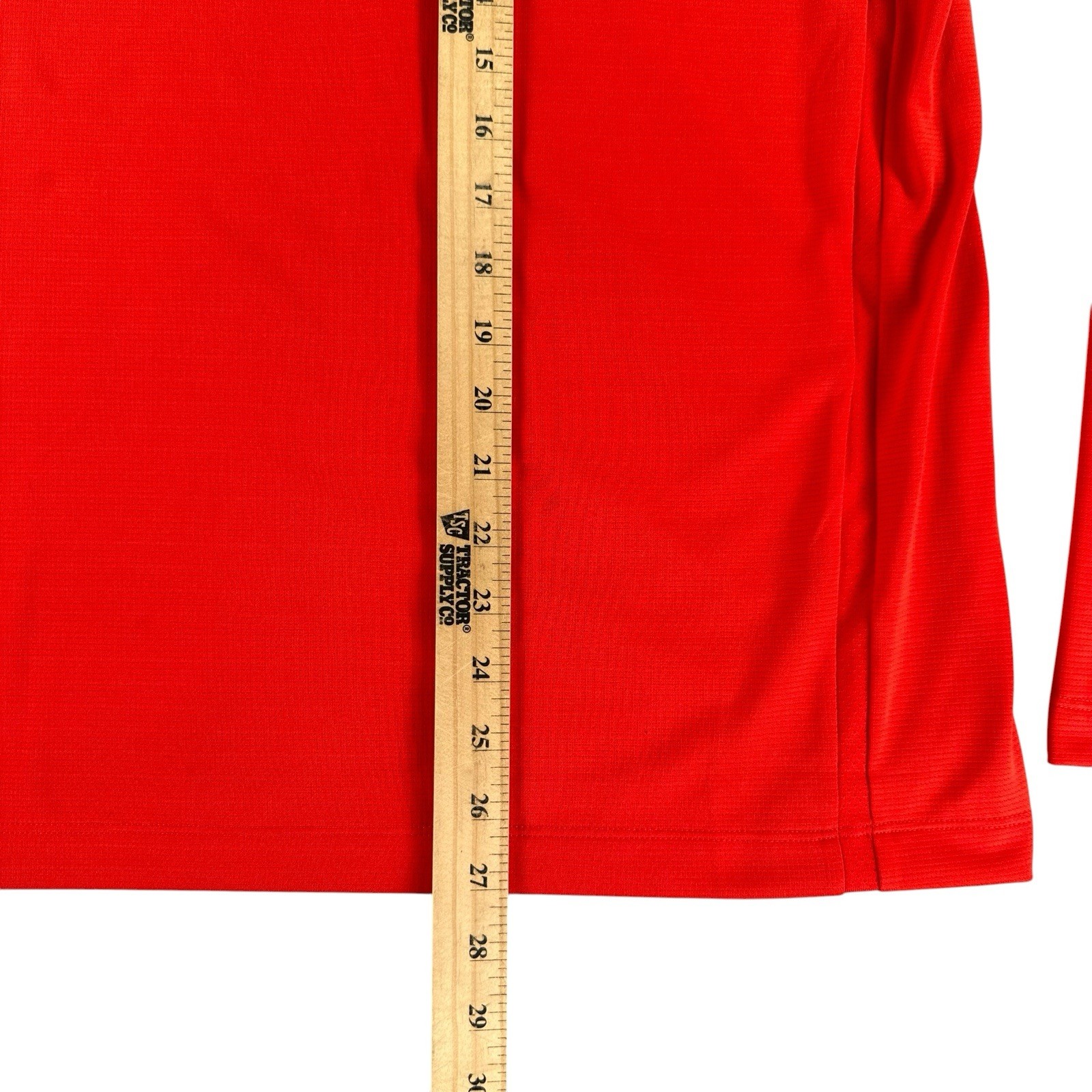 Men’s Small – Puma Cobra Golf Quarter Zip 1/4 Long Sleeve Pullover Punch Red