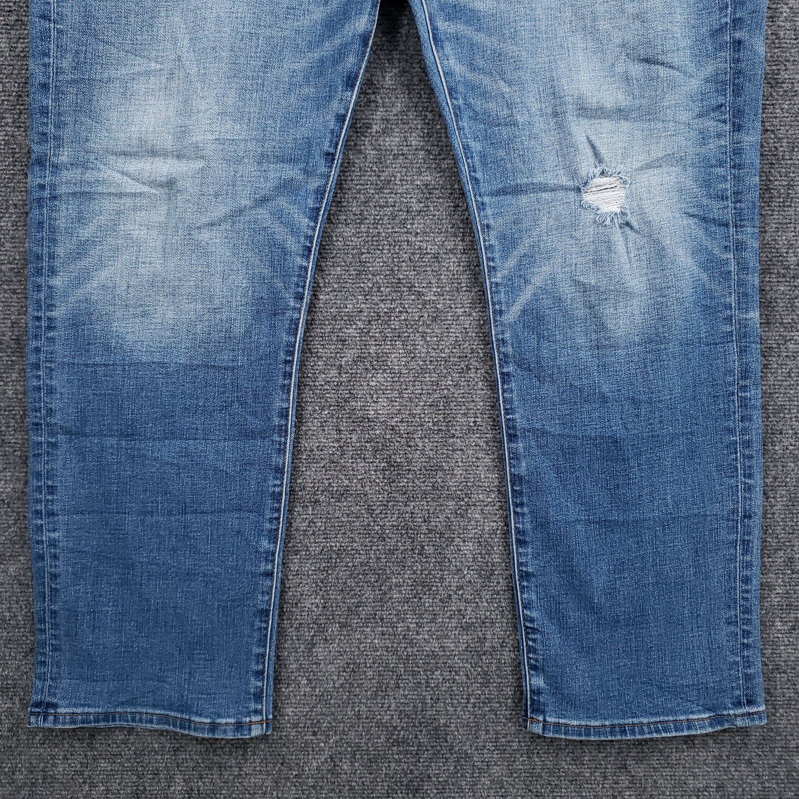 American Eagle Mens AirFlex Stretch Jeans 38×30 Medium Wash Athletic Straight