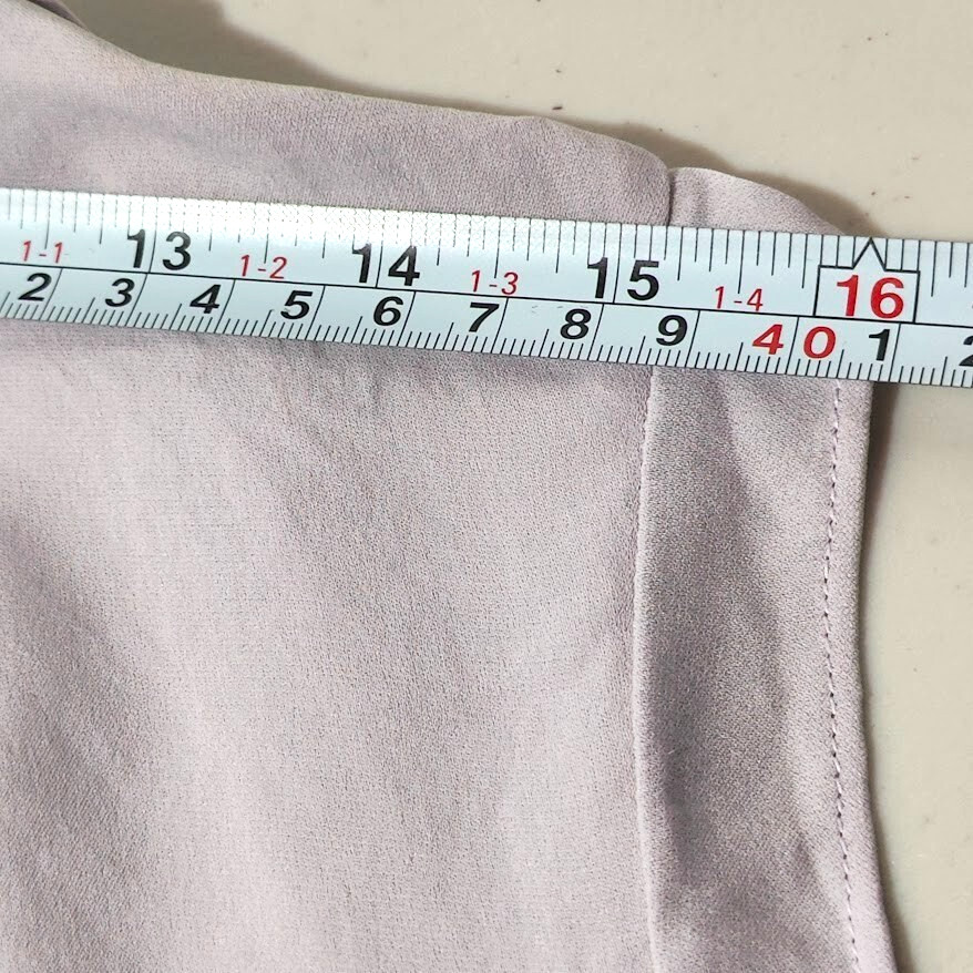 Rebecca Taylor Size 4 Y-Neck Tie Sleeveless Lilac All Silk Blouse Pleats Career