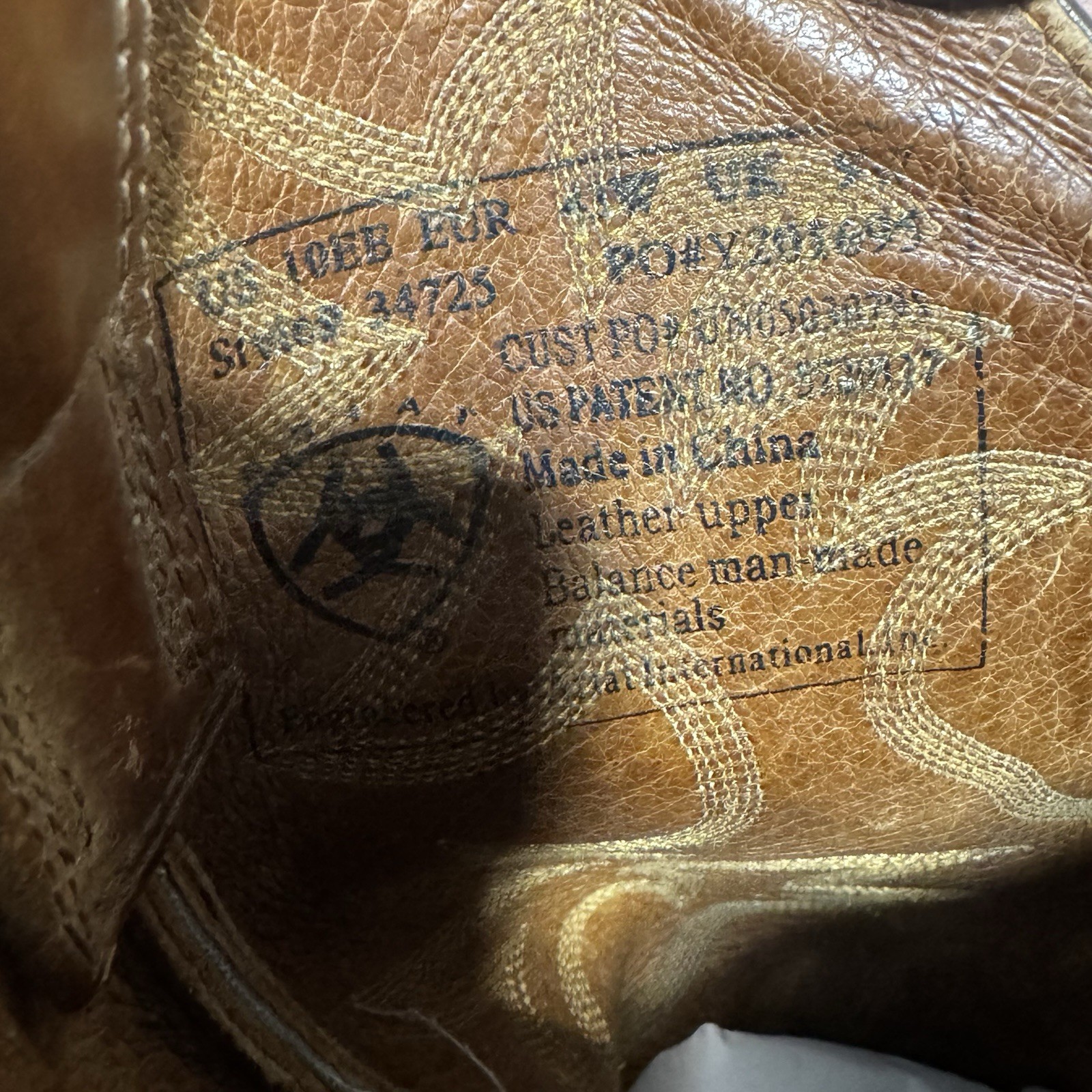 Ariat Heritage Boots 34725 Oiled Brown Leather Pull On Cowboy Work MENS 10 EE