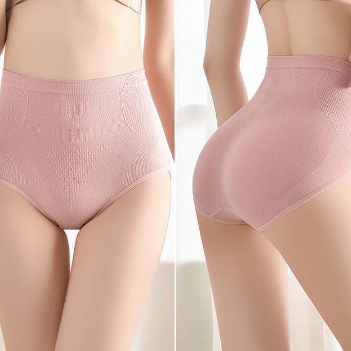 5 Pack Lot Womens High Waist Panties Underwear Full Coverage Tummy Control Brief