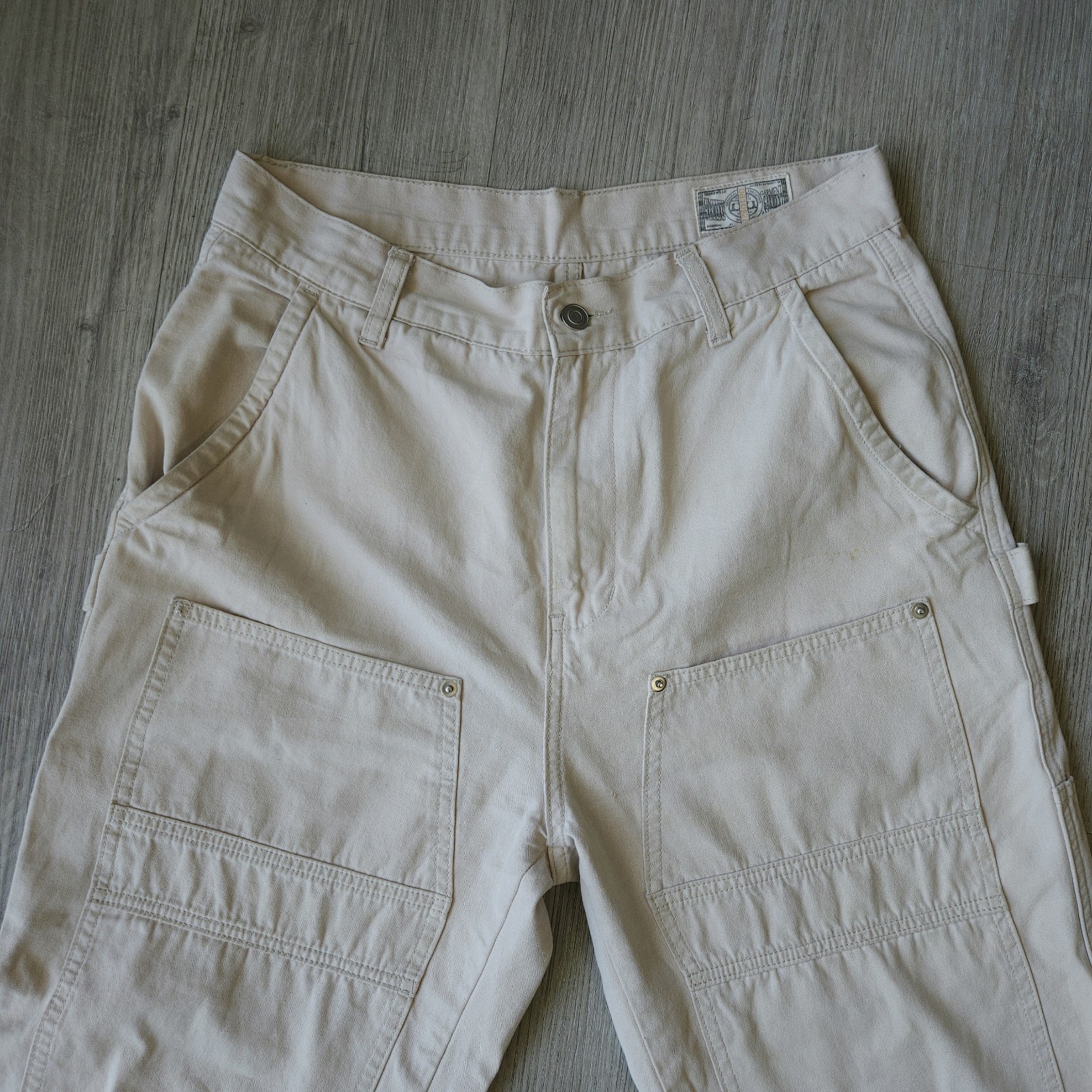 Okonkwo Double Knee Carpenter Jeans Pants Mens 32×28 Workwear Amekaji Vtg Style