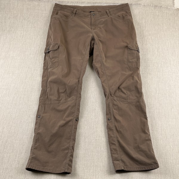 Kuhl Splash Roll Up Pants Women 20W Brown READ Hiking Outdoors Stretch Gorpcore