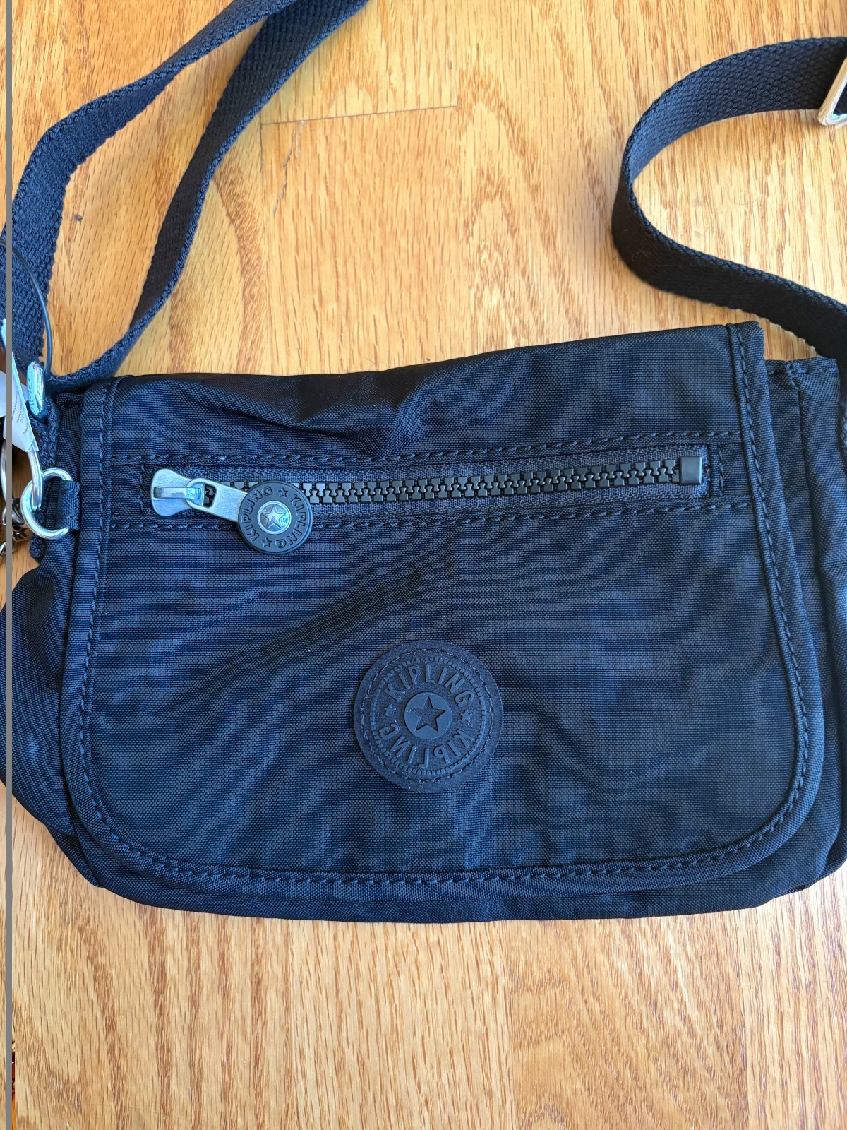 Kipling Mini crossbody bag size 8.5 by 5.5 inches in black