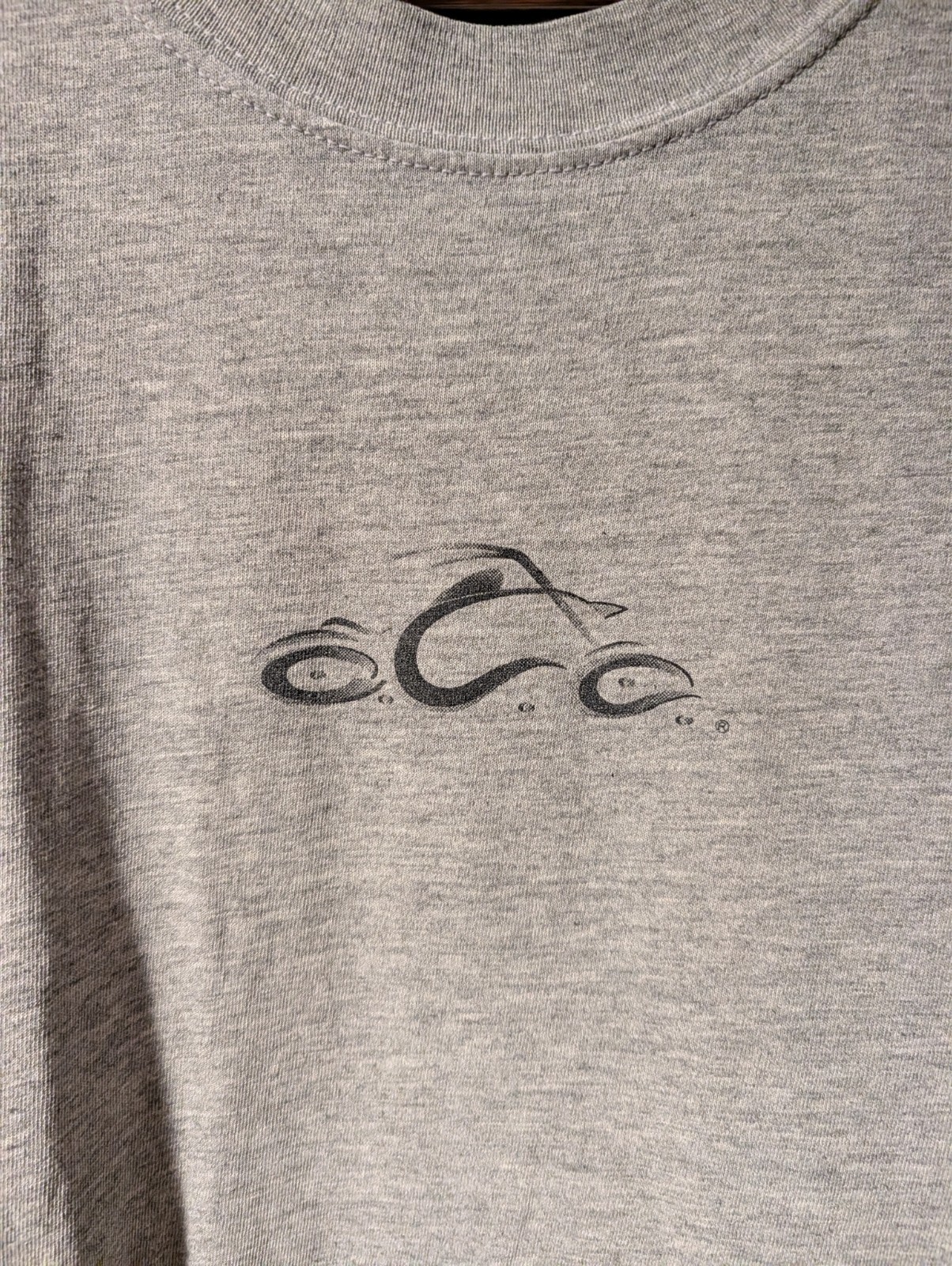 Orange County Choppers Shirt Mens XL Gray OCC Motorcycle Gothic Sword Cross Tee