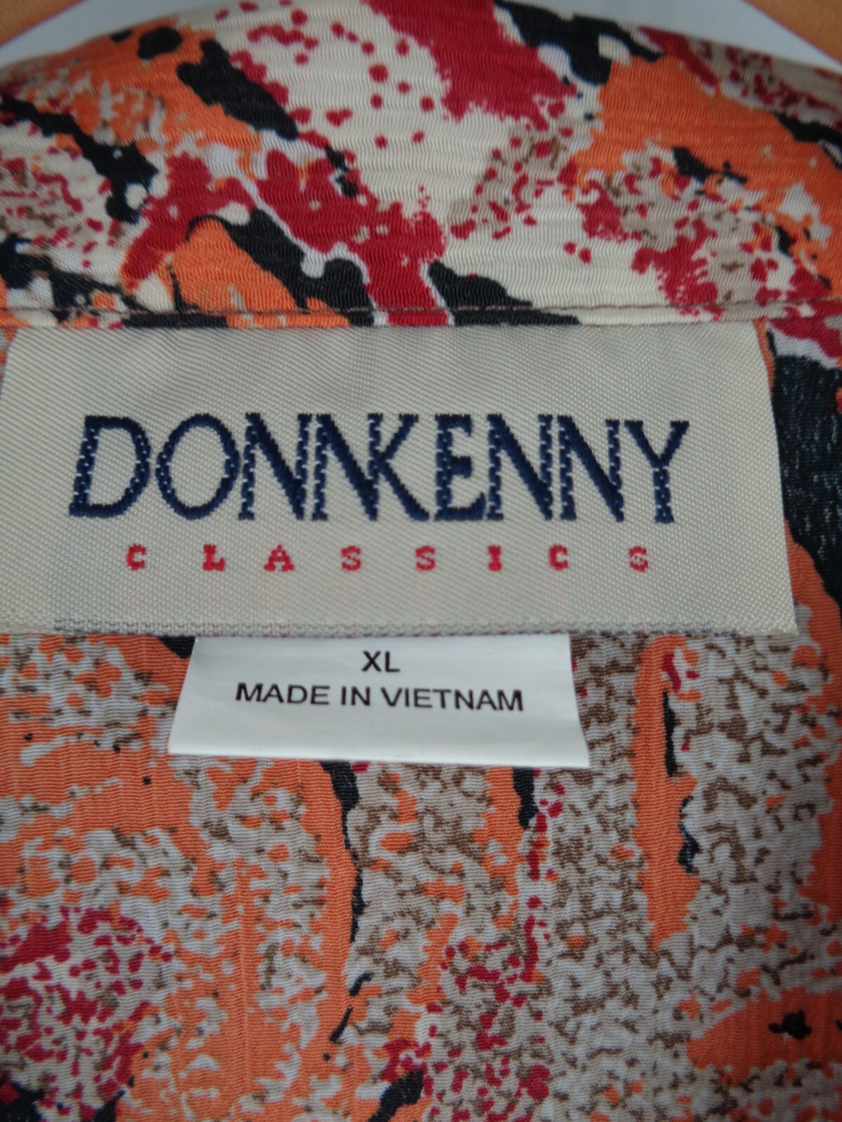 Donnkenny Classics Button Shirt Top Size XL Women Vintage Shoulder Pads New