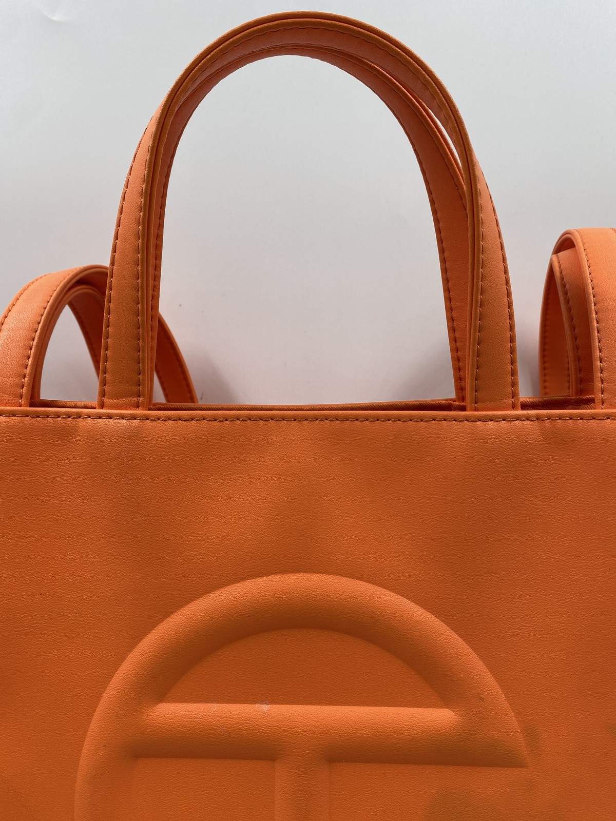 Telfar Orange Medium Tote Bag