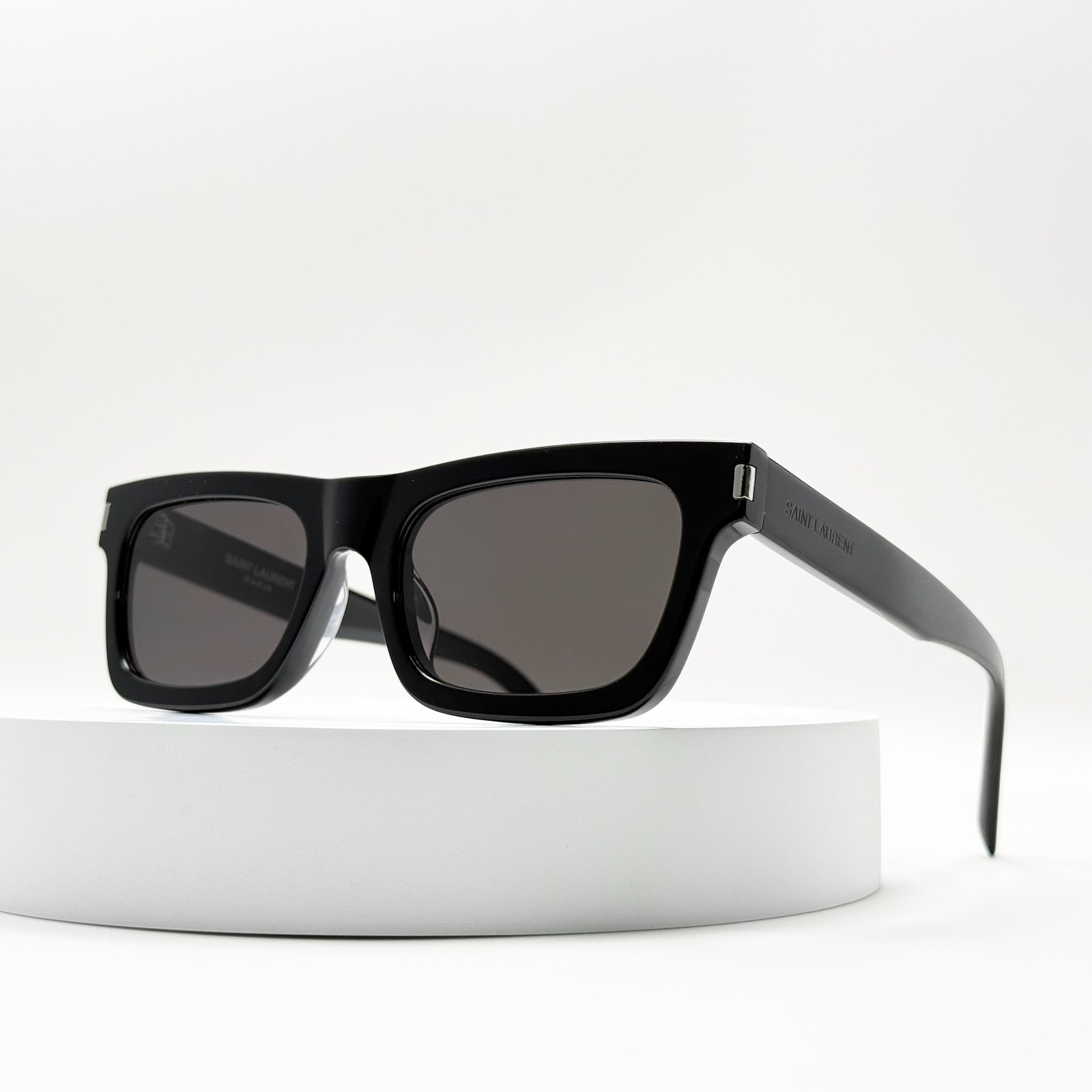 Saint Laurent SL 461 BETTY 001 Black Rectangular Sunglasses 54mm