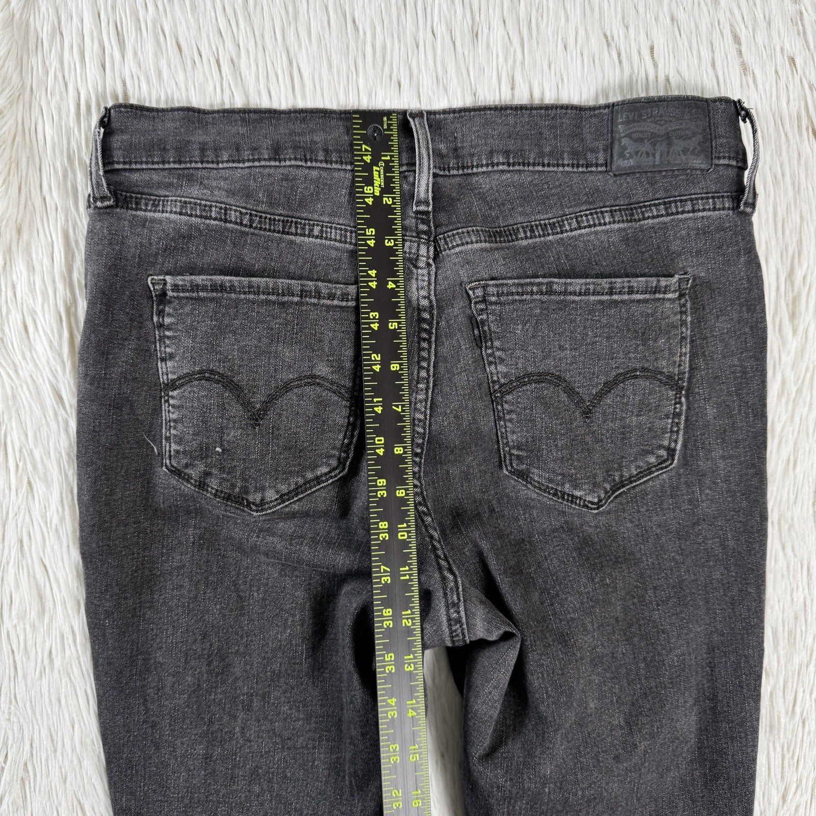 Levi’s 720 Charcoal Wash High-Rise Super Skinny Denim Jeans Women’s Size 31