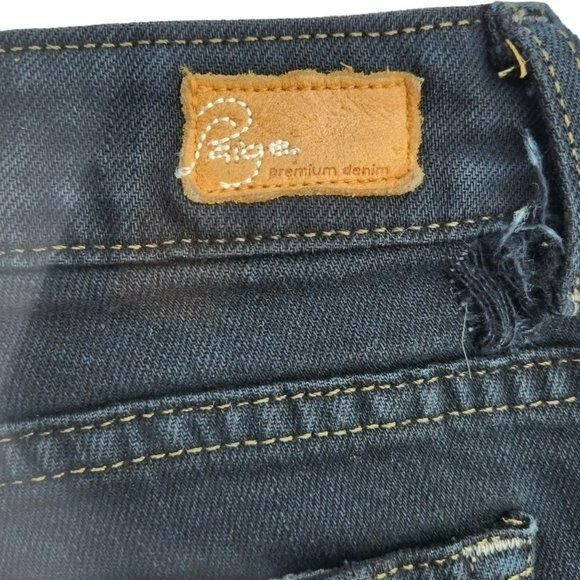 Paige Premium Denim “Blue Heights” Jeans Low Rise Straight Leg Style 0255-0001