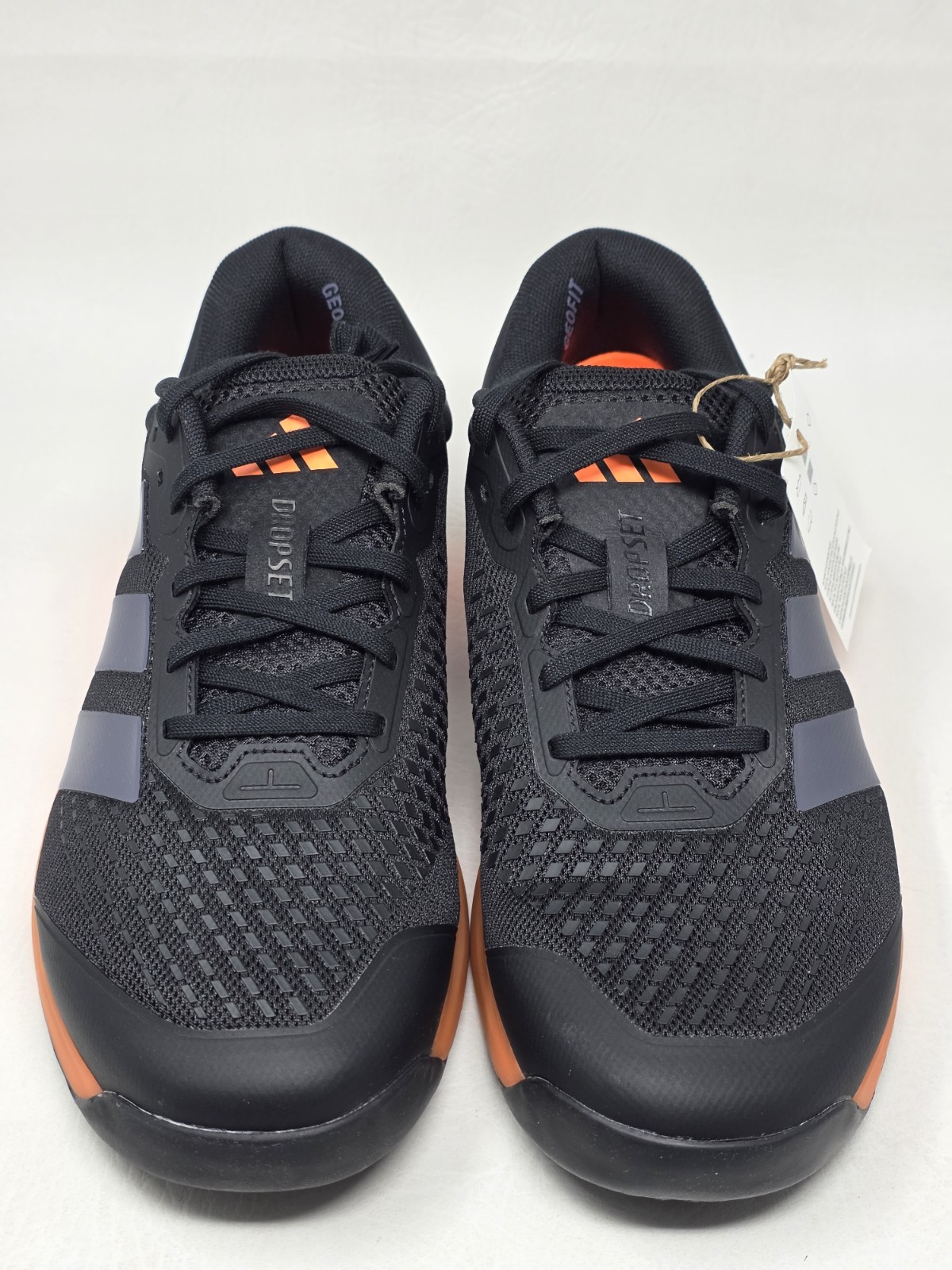 Adidas Dropset 4 Power Training Shoes Black Orange Mens Size 10.5 JR4677 New