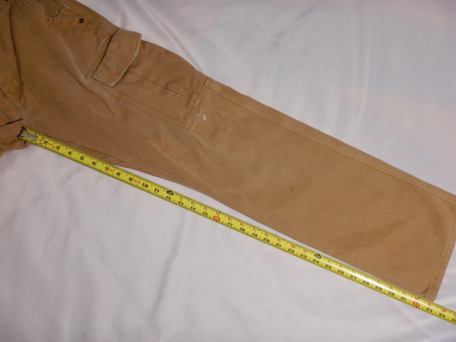 Patagonia IRON FORGE Hemp Canvas Cargo Pants FLAWS Coriander Size 32 X 33