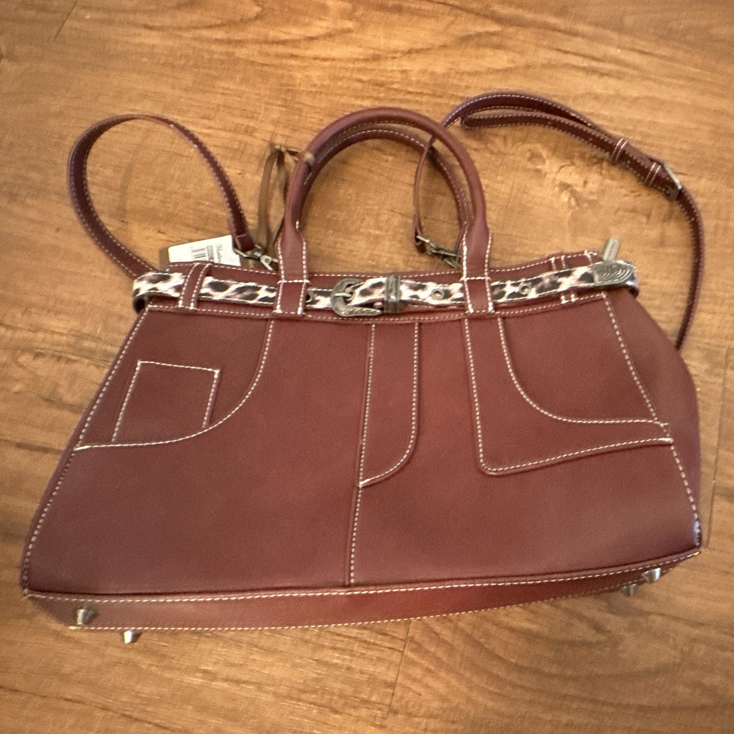 Montana West Satchel Top Handle Bag, Zip, Detachable Adjustable Strap