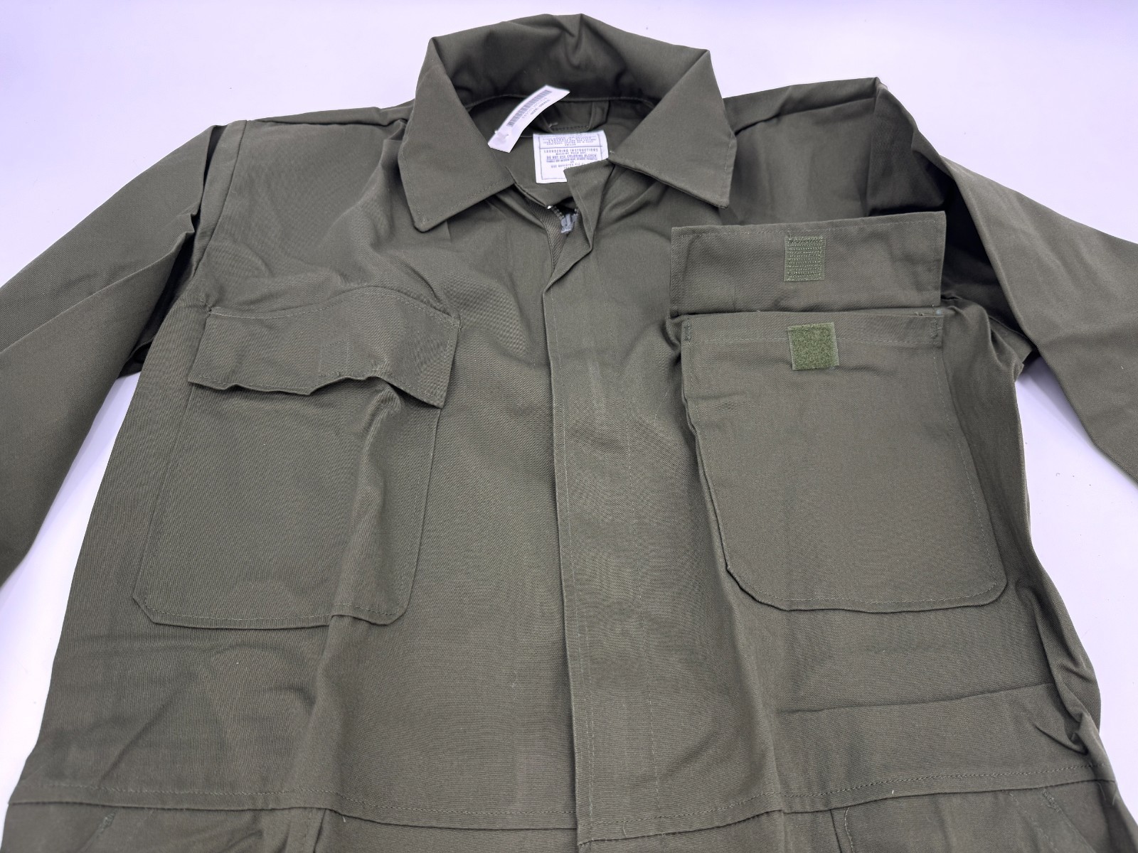 NEW US Military Utility Mechanics Coveralls Workwear Jumpsuit Green SMALL