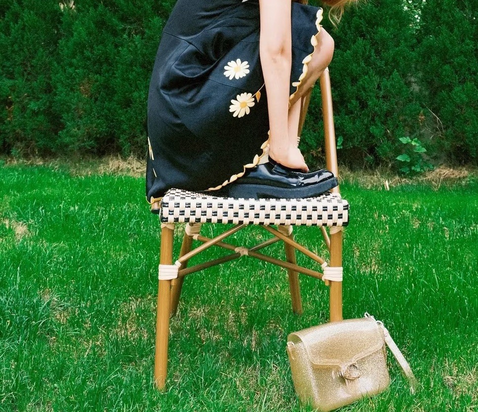 New 100% Authentic Coach Jelly Tabby Glittery Gold From the Runway Made In Italy