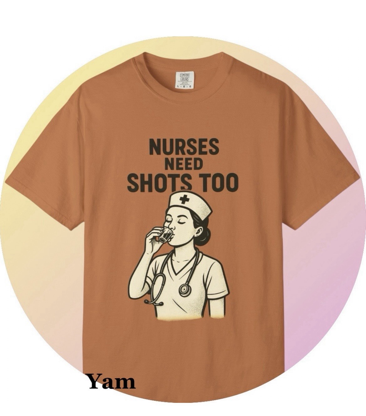 Nurse Need Shots Graphic T-shirt. Unisex. Multiple Colors And Sizes. Ships Free!