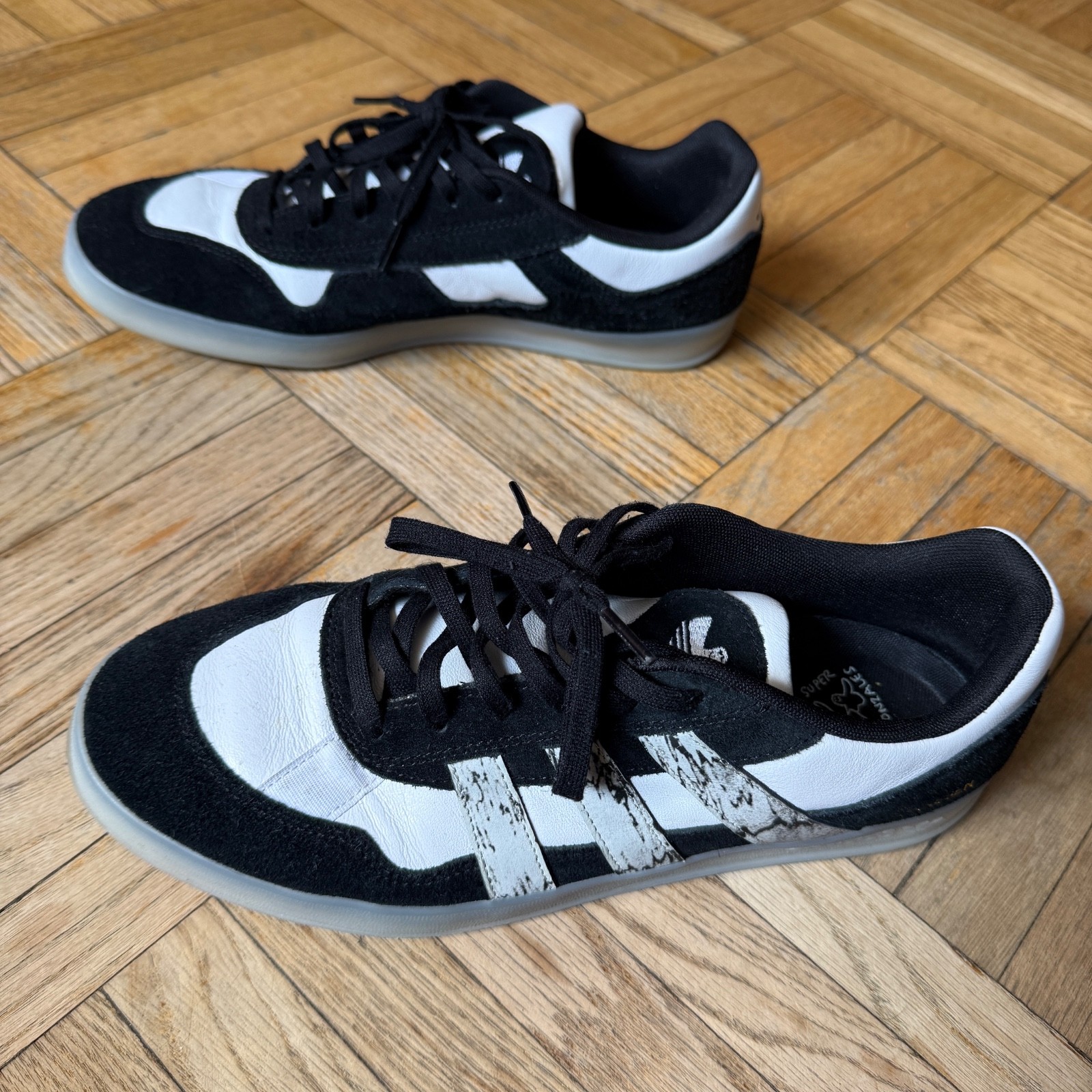 Size 10.5 – Gustav Tønnesen x adidas Aloha Super Marbled Stripes