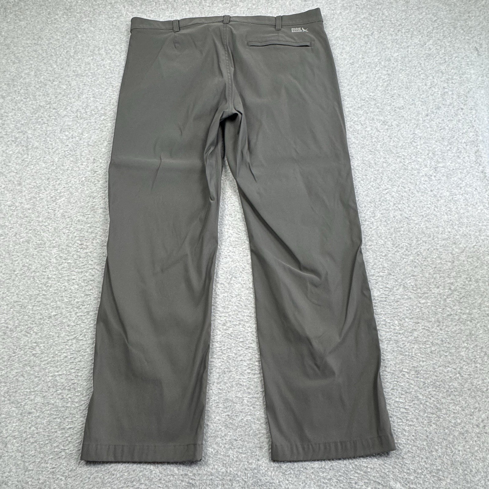 Eddie Bauer Horizon Takeoff Chino Pants Mens 36×30 Gray Stretch UPF 50 Active