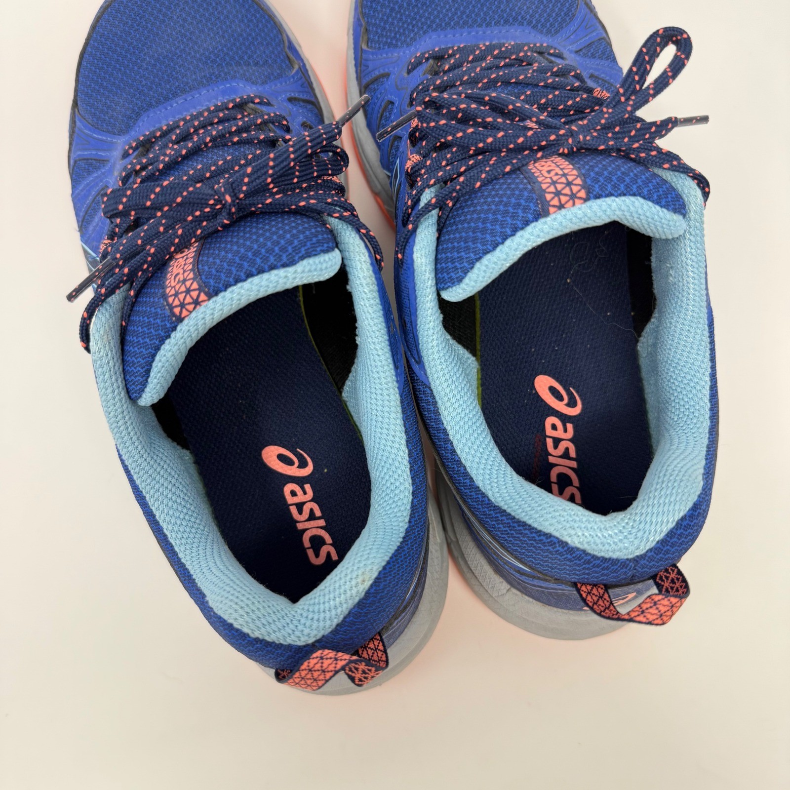 ASICS Gel-Venture 7 Mens Size 11 Trail Running Shoes Blue Orange
