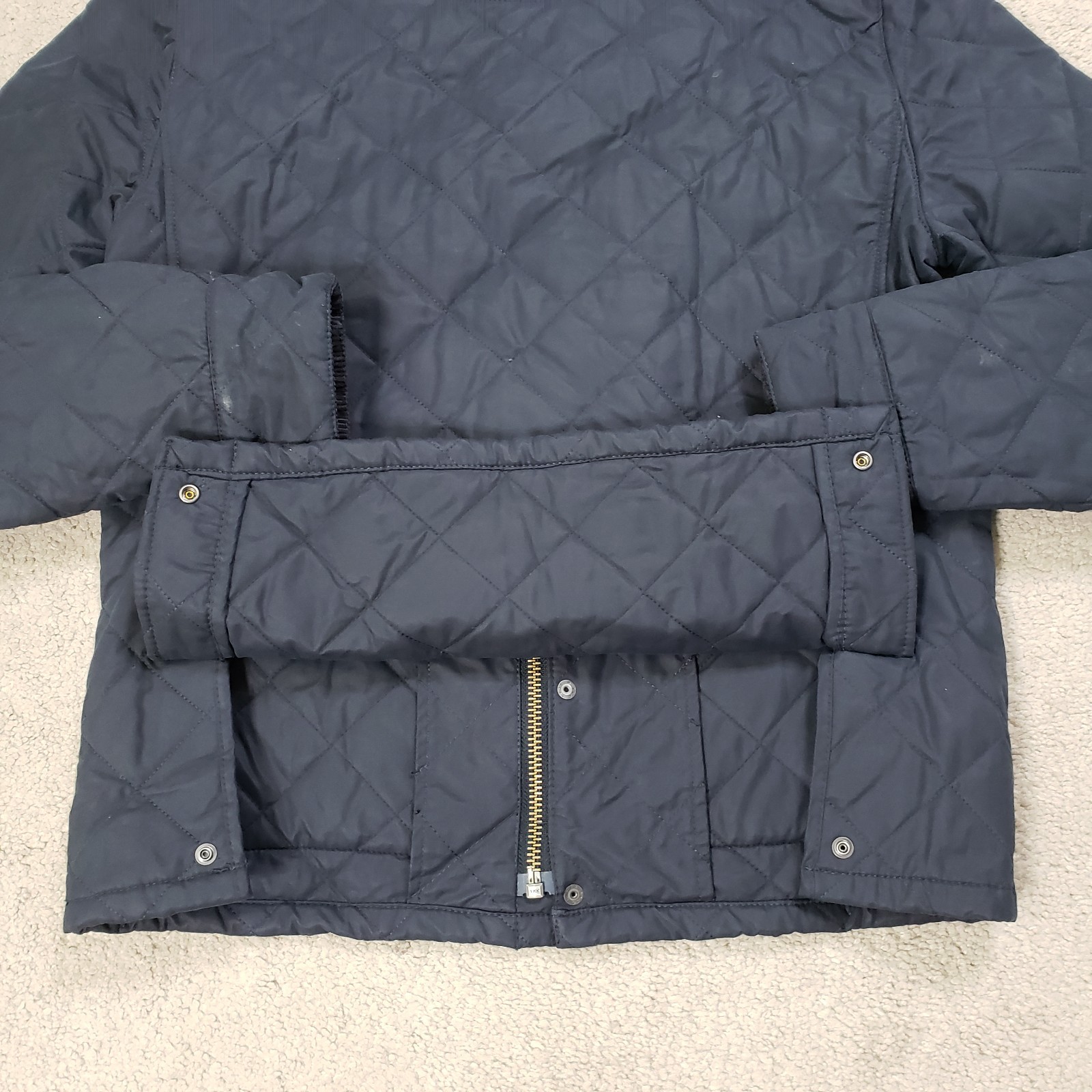 Bonobos Banff Quilted Jacket Mens Medium Black Standard Fit Driving Outdoor