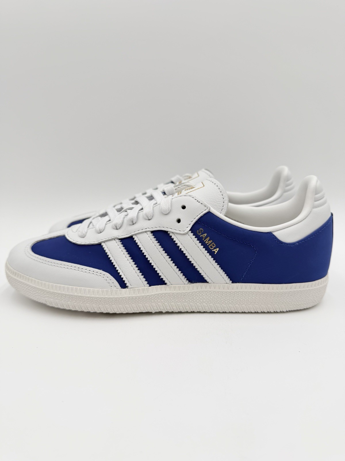 Adidas Samba OG Size M5/W7 Crystal White Royal Blue |JI3203|