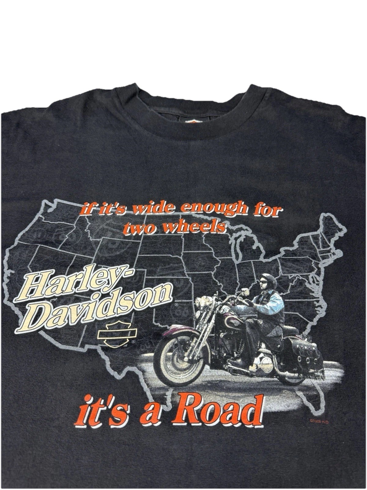 Harley Davidson T Shirt 2XL Vintage 90s Biker Motorcycles
