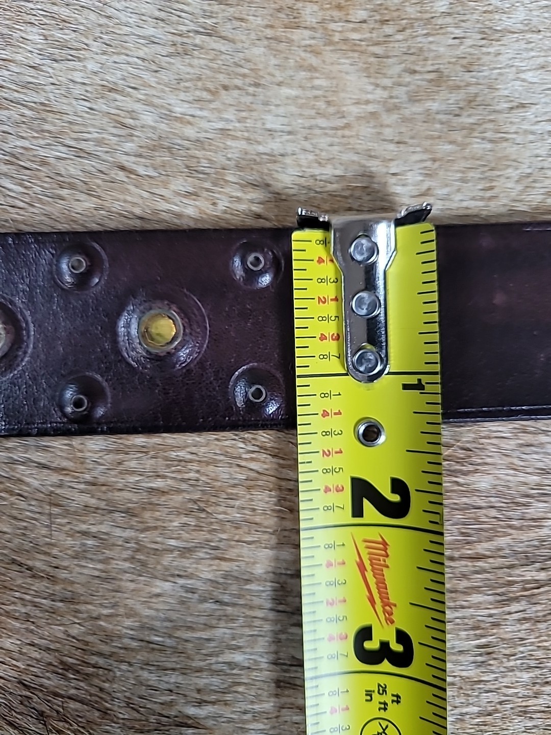 Zanellato Genuine Leather Belt Silver Buckle Made In Italy Size XS