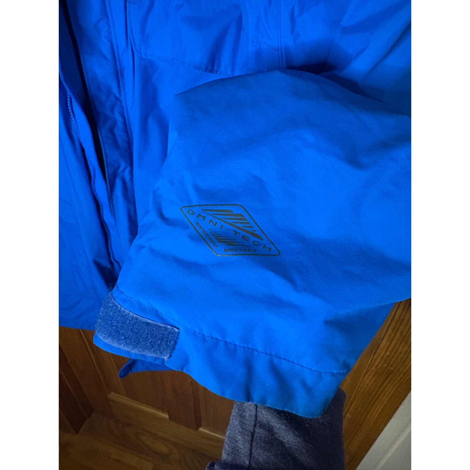 Columbia Omni-Tech 2 in 1 Omni-Heat Blue Waterproof Rain Jacket Mens XXL WM1053