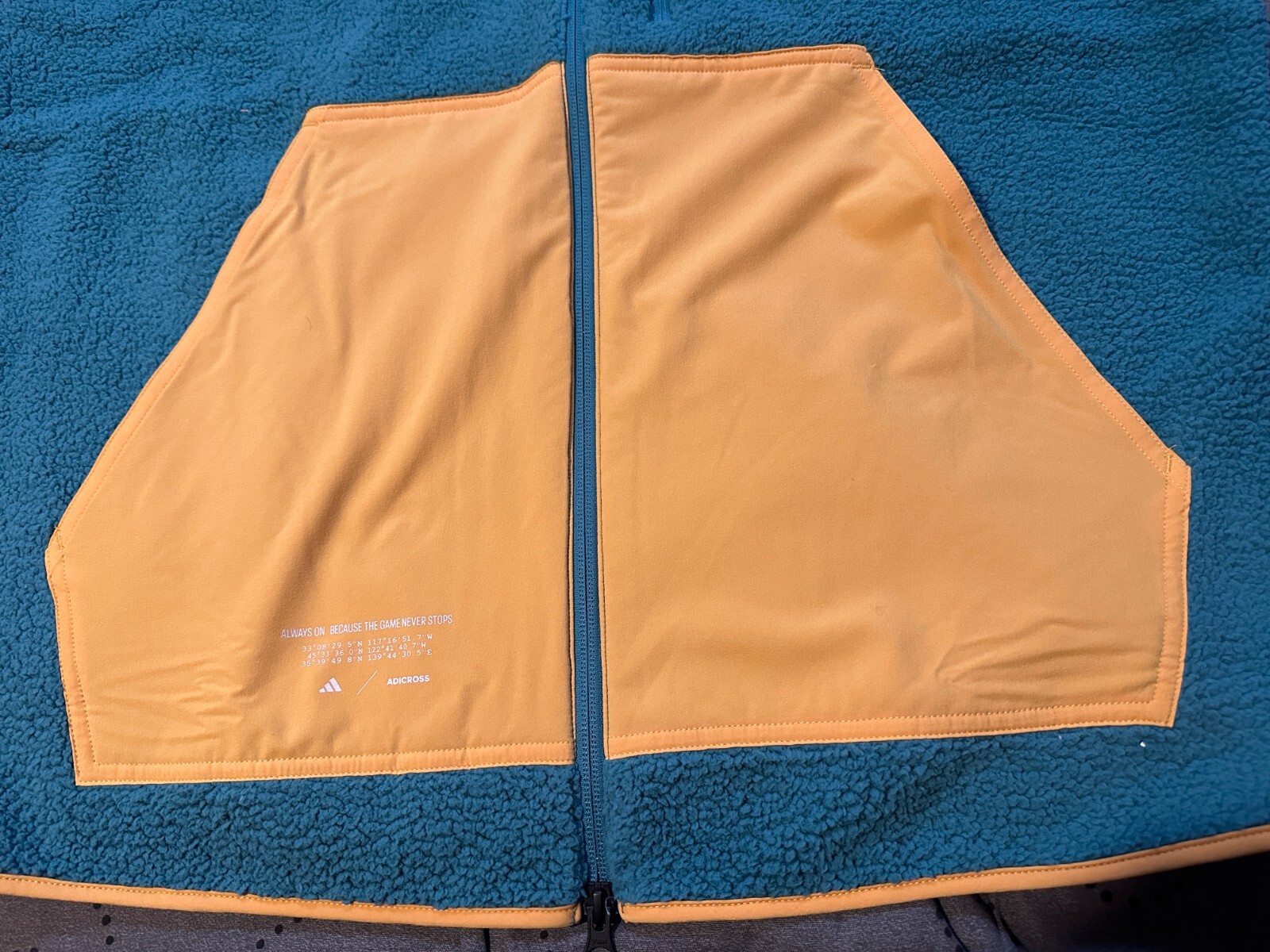 ADIDAS GOLF ADX PADDED SHARPA LOFT VEST FULL ZIP. JACKET SIZE L MEN NWT $150.00
