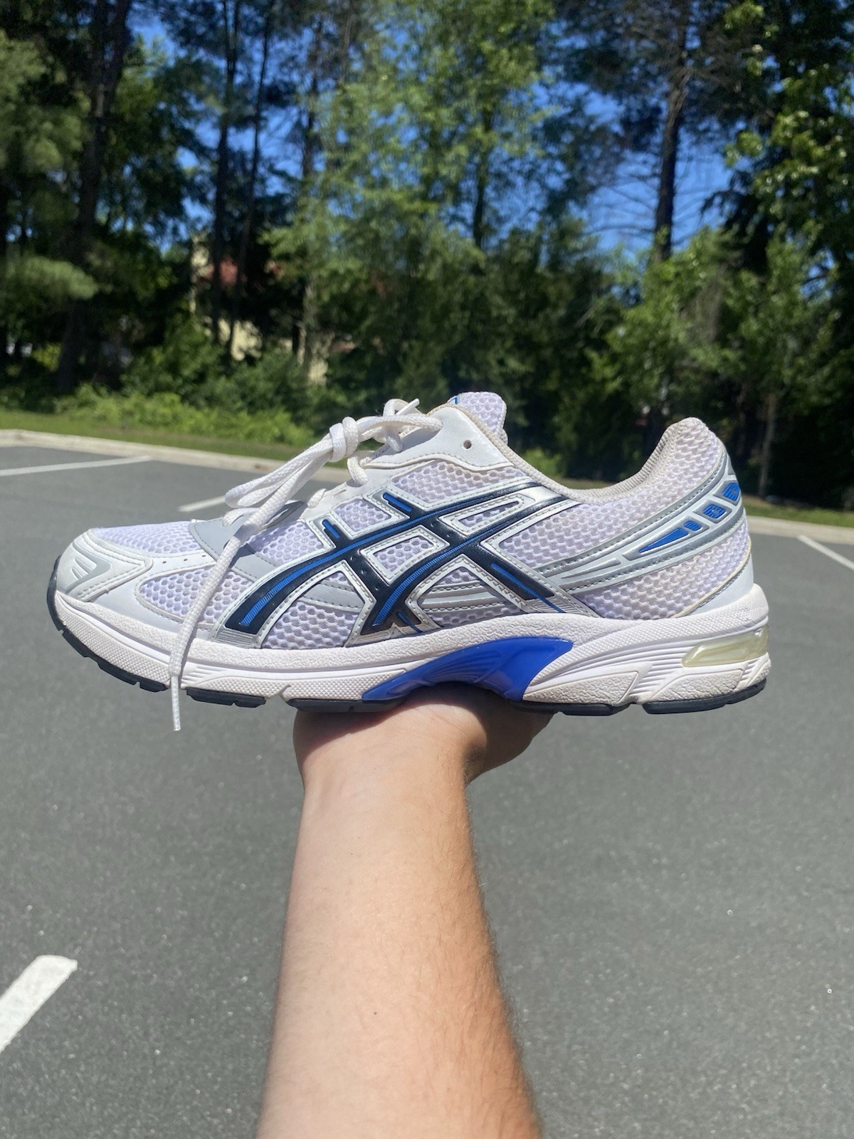 Size 11.5 – ASICS Gel 1130 White Tuna Blue