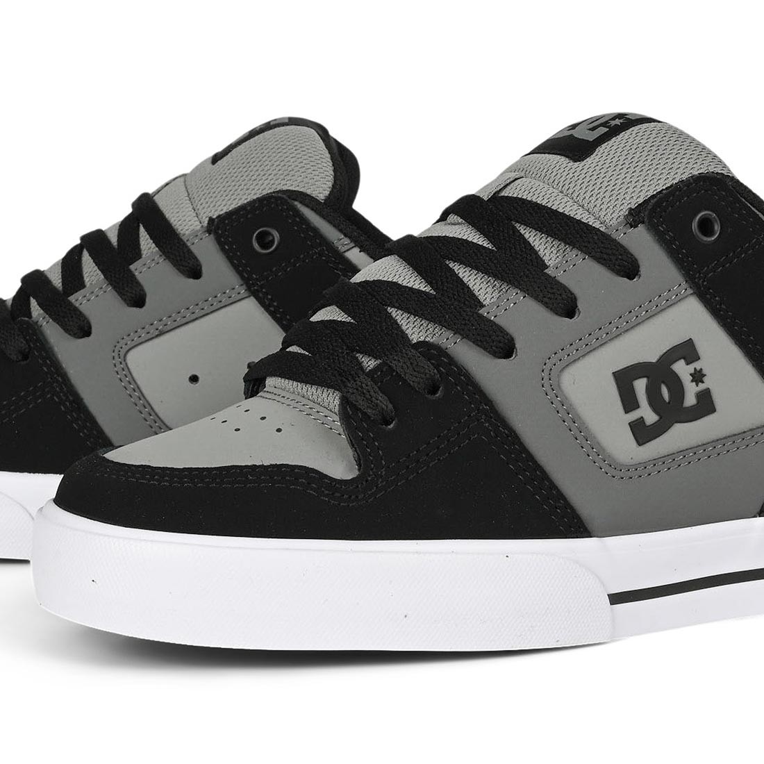 DC Pure Skate Shoes – Black/Dark Grey/Grey