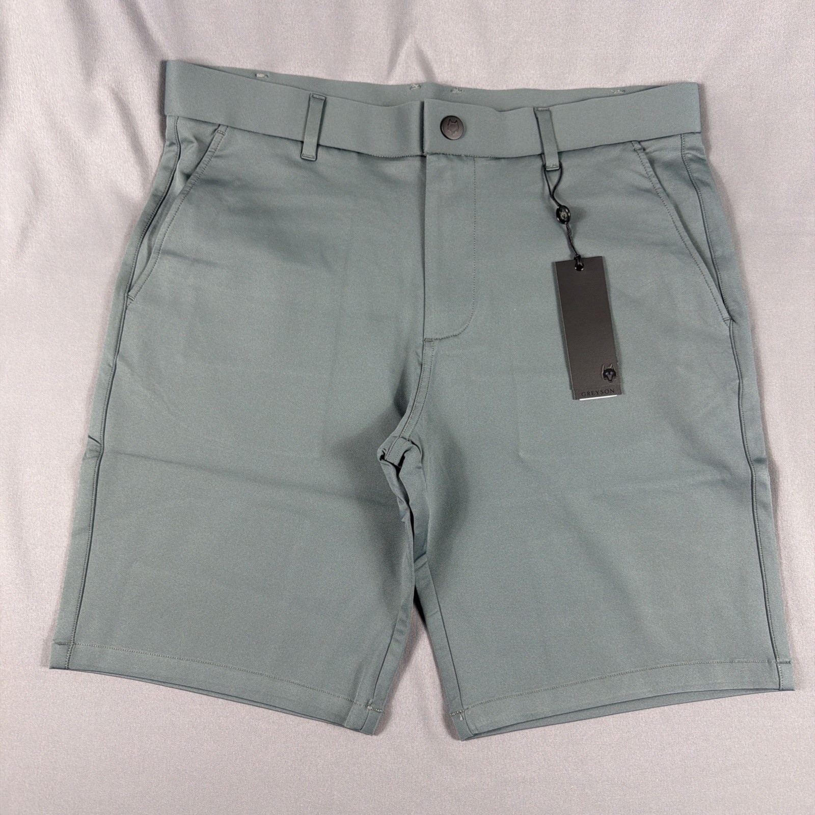Greyson Golf Shorts Sequoia Nylon Cotton Spandex 33 x 9.5 Scareb NWT MSRP $148