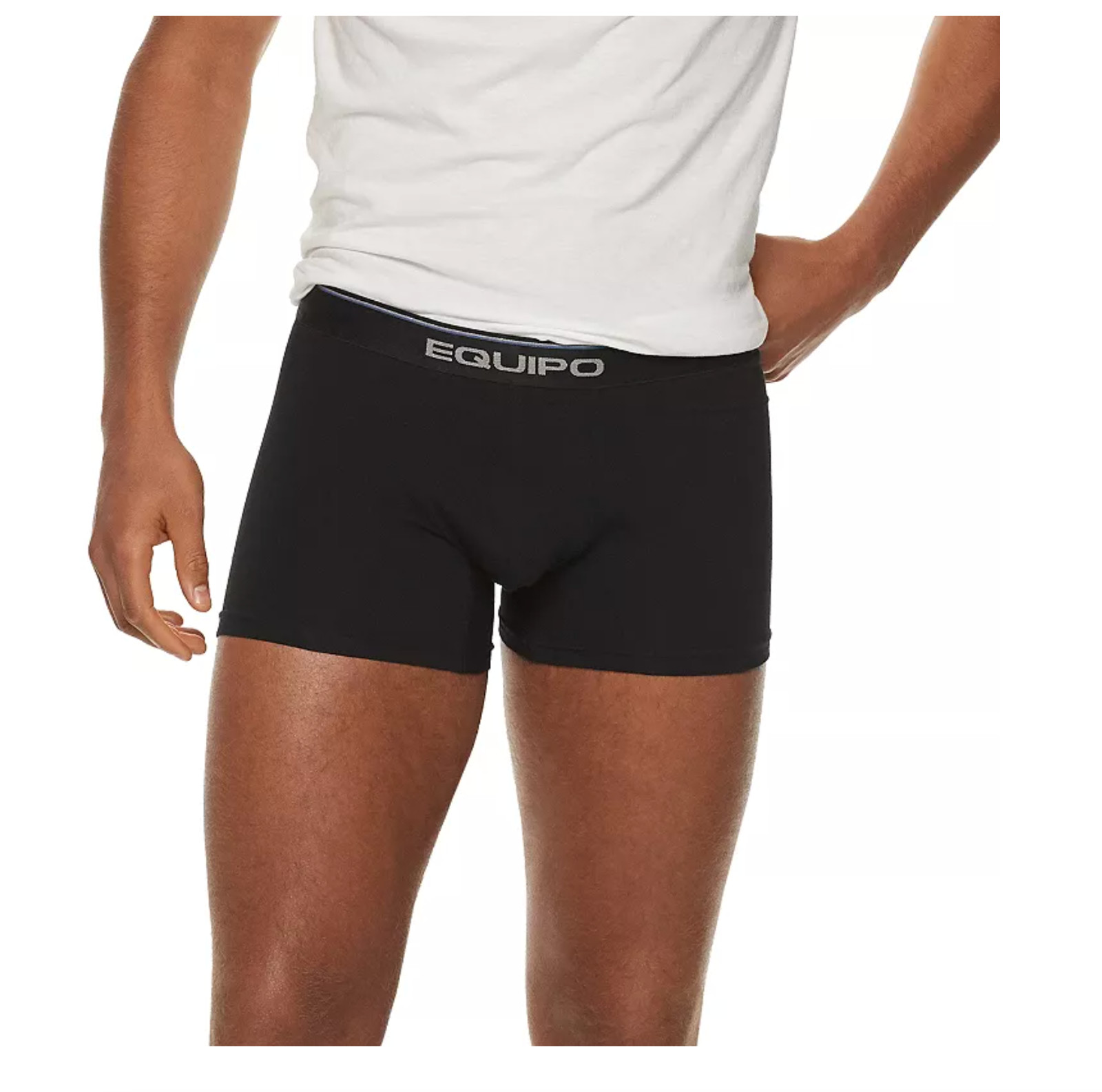 Men’s Equipo 3-Pack Boxer Briefs – Heather Gray Navy – Cotton Stretch Underwear