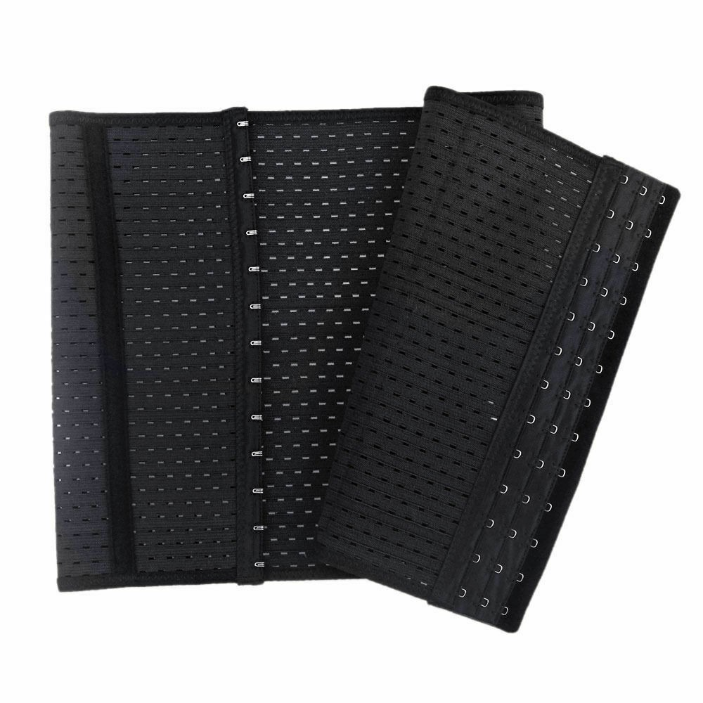 Men Breathable Slim Waist Trainer Corset Belt Fat Burner Weight Loss Body Shaper