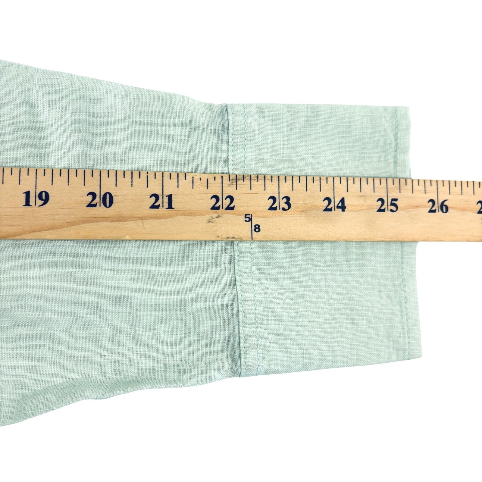 New J.Crew Button Down Shirt Womens 8 Pale Mint Green Baird McNutt Irish Linen