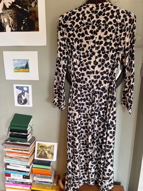 Toast Trailing Leaf Viscose Dress Size 12-14