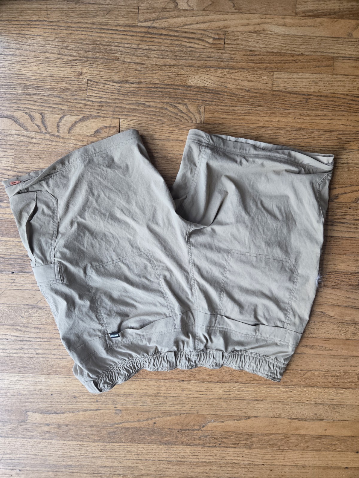 REI Co-op Pants Mens 40×32 Brown Nylon Stretch Convertible Cargo Hiking Outdoor