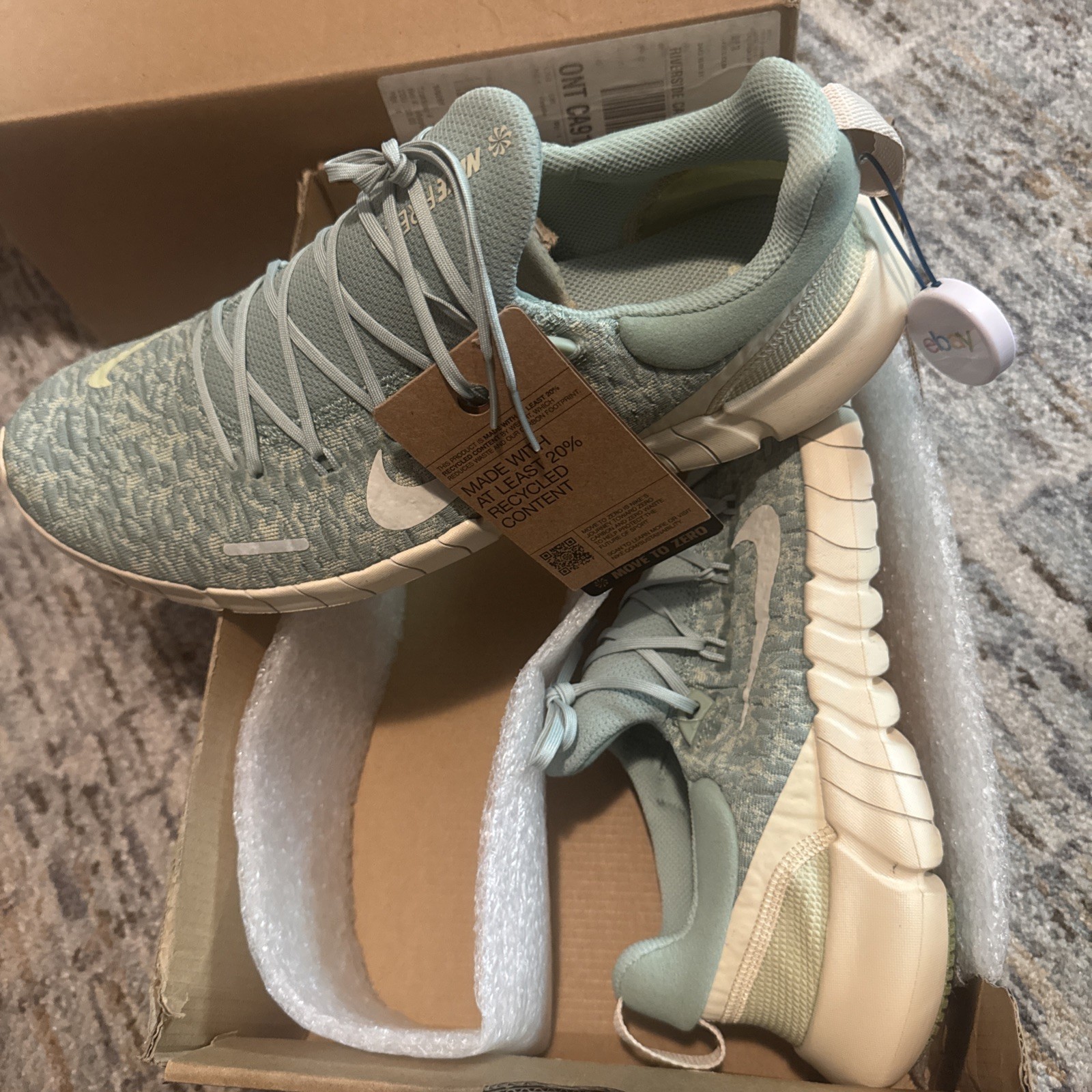 Size 10 Nike Free Run 5.0 Olive Aura (2021)