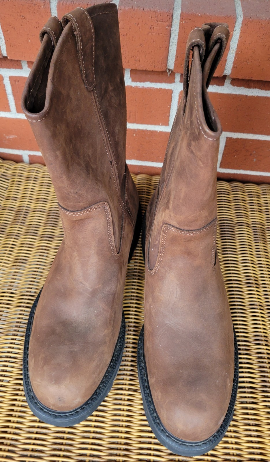Wolverine Wellington W04727 Men’s Brown Leather Work Western Boots – Size 11. 5