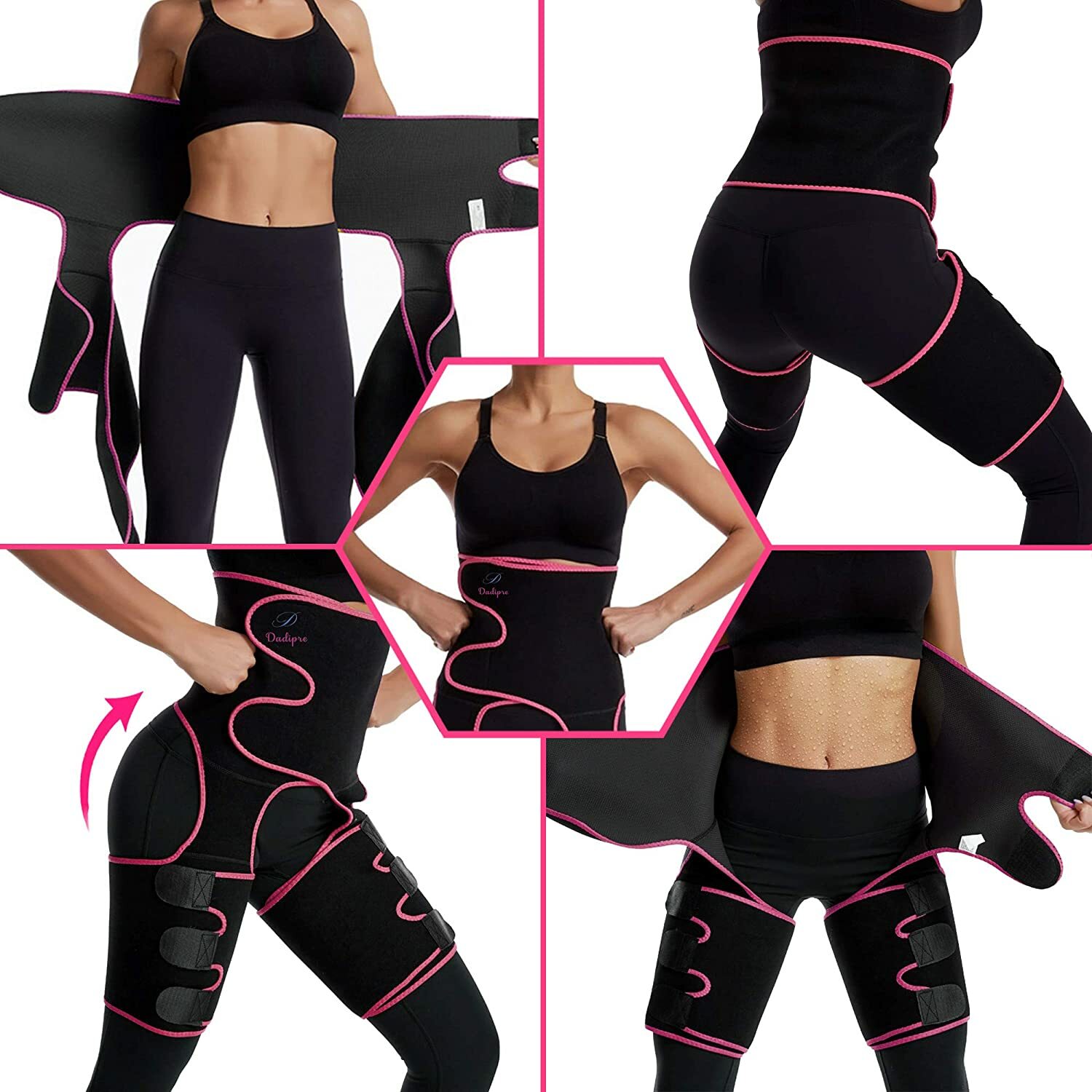 High Waist Thigh Body Shaper Trimmers Trainer Butt Lifter Slimming Burn Belt US