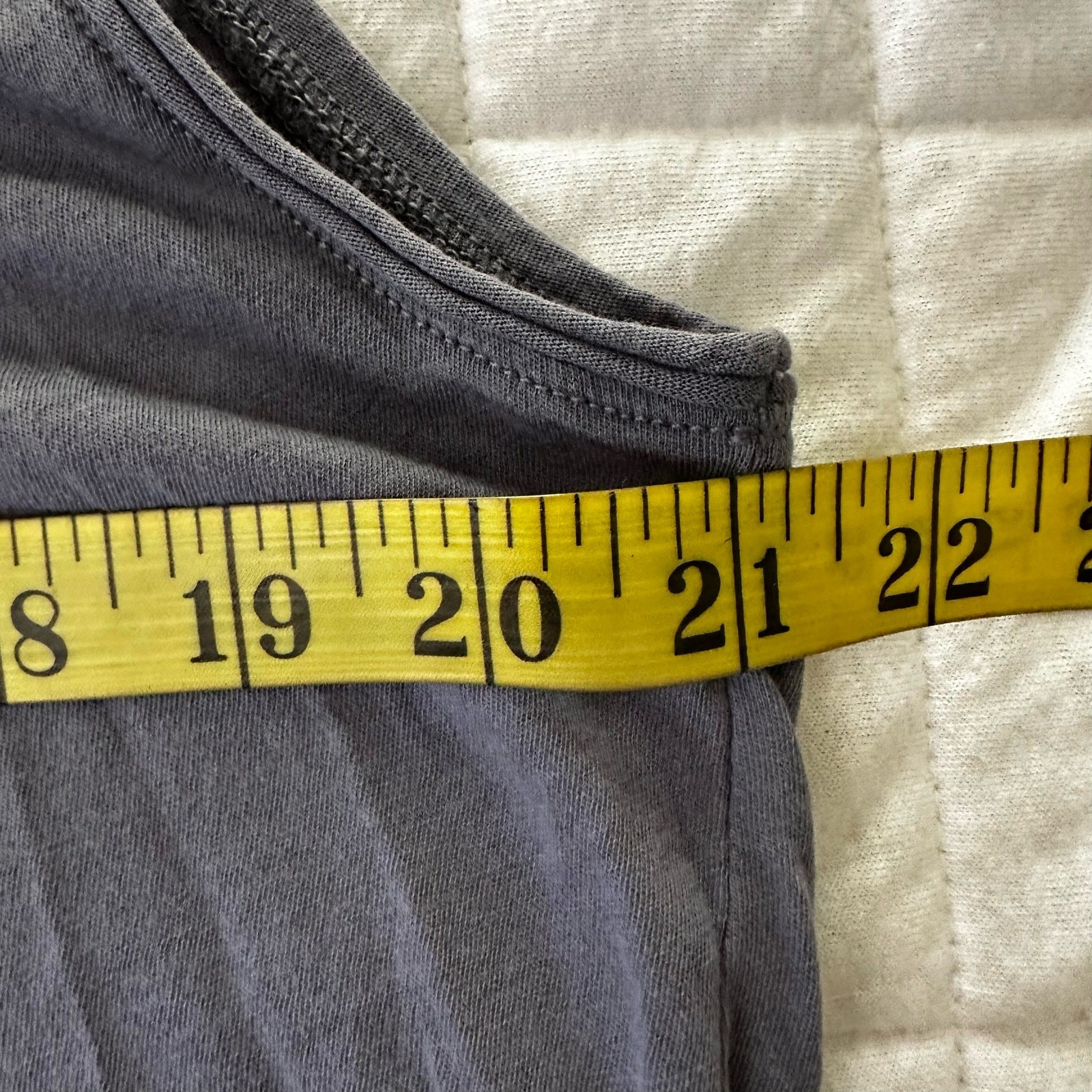 Rag + Bone Top Womens Small Gray Tank 100% Pima Cotton Relaxed Minimalist