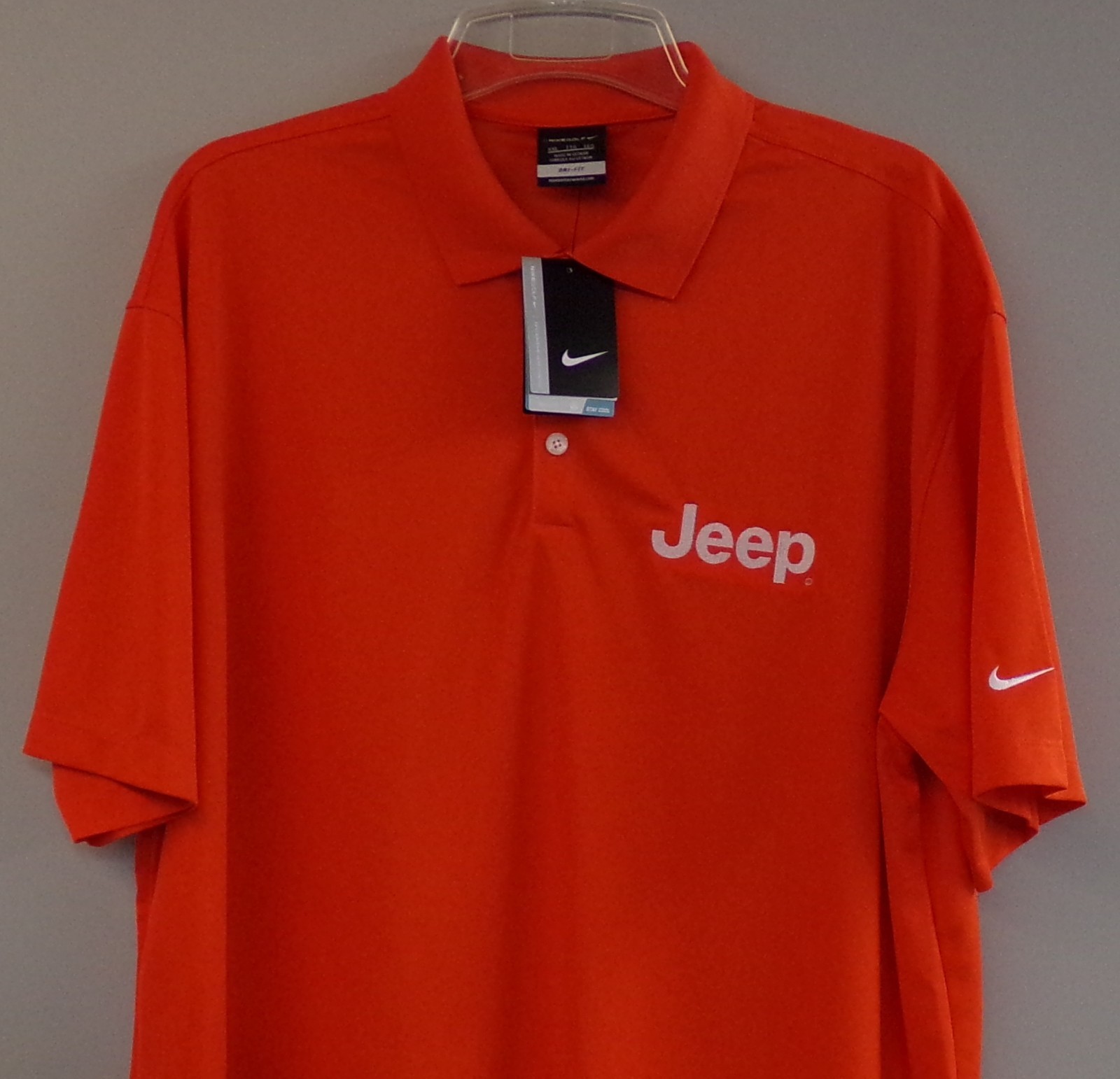 JEEP Mens Embroidered Nike Golf Shirt XS-4XL, LT-4XLT New With Tags