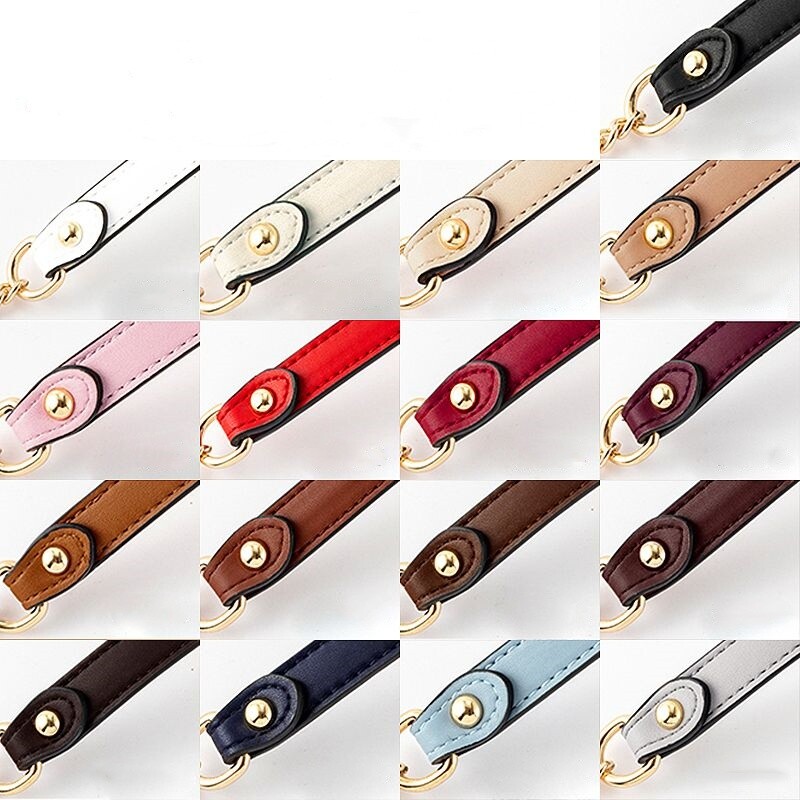 Metal Leather Chain Replacement Crossbody Shoulder Handbag Bag Strap 58CM-200CM